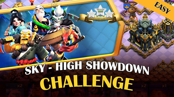 Easily 3 star Sky-High Showdown Challenge ( Clash of Clans )