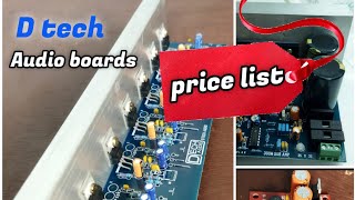 Dtech audio boards price list. screenshot 3