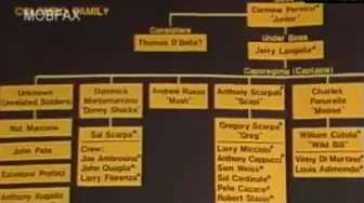 Mob lawyer Martin Light Testifies: NYC Five Families Charts (1986)