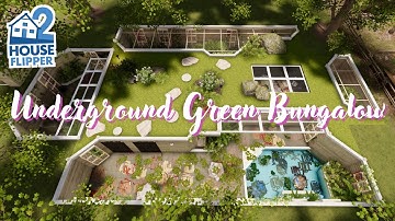 House Flipper 2 | Underground Green Bungalow | Custom Job (No Commentary)