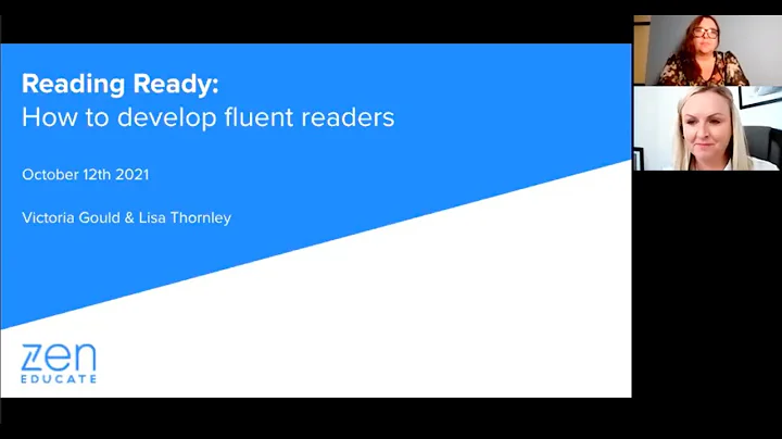 Reading ready: how to develop fluent readers