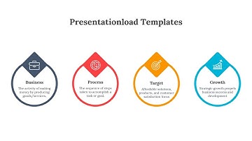 Create a Professional 4-Point Circle Infographic in PowerPoint #slideegg