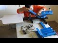 how to assemble ($170) 4 color screen printing press