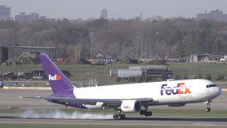 🛫 Giant Bounce FedEx 767 Landing MSP - FDX715 | N280FE