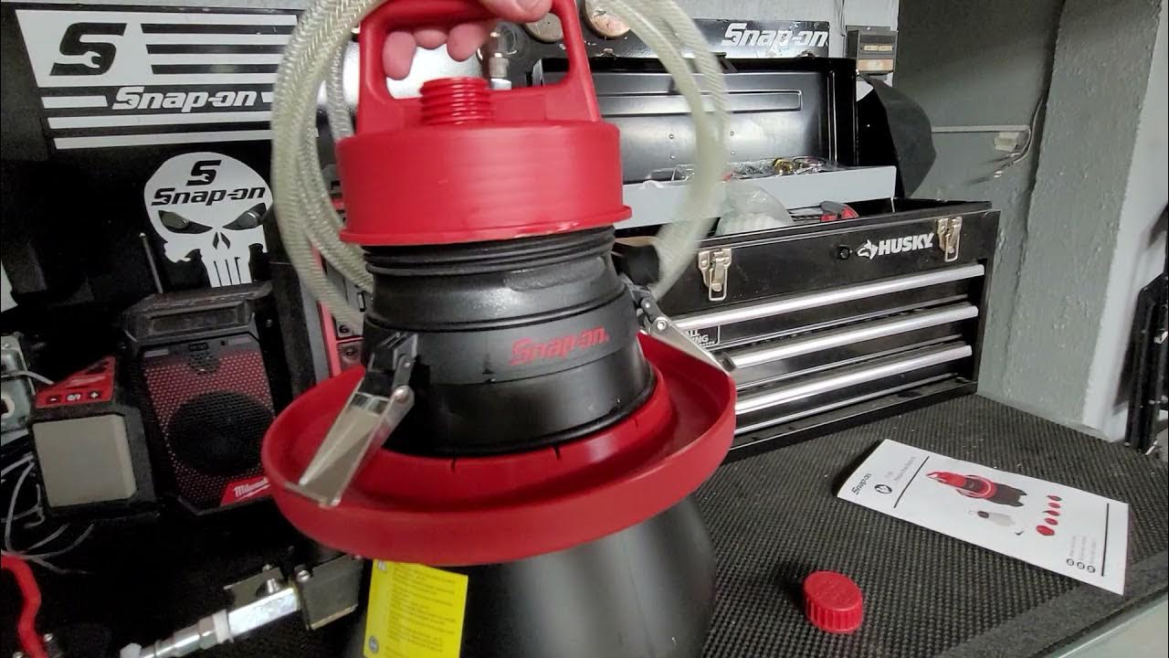 Snapon Pressure brake bleeder kit review. YouTube