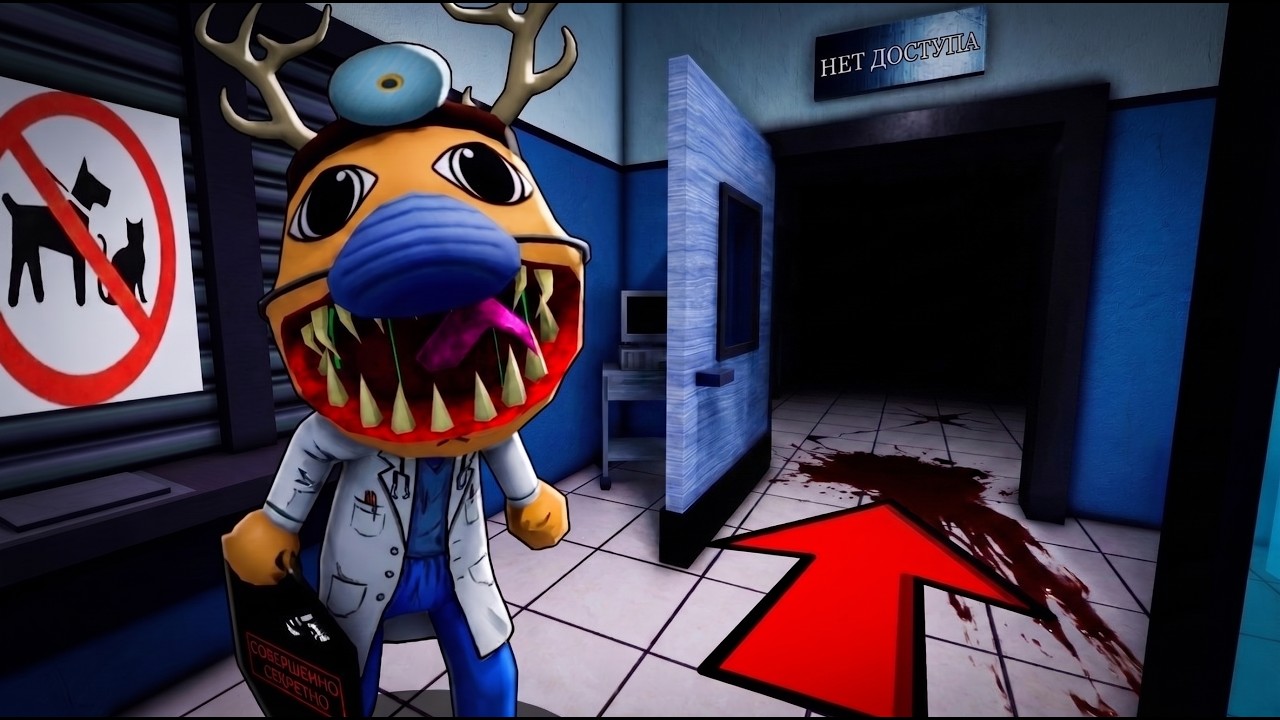 😱Узнал СЕКРЕТ ДОКТОРА ХАРЛОУ в БОЛЬНИЦЕ ДЛЯ ЖИВОТНЫХ в РОБЛОКС (Animal Hospital Roblox)