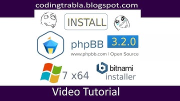 Install phpBB 3.2.0 via Bitnami on Windows 7 localhost byAO