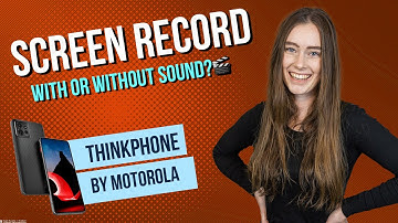 Motorola Thinkphone – How to screen record with sound • 📱 • 🎥 • 🎤 • | Tutorial