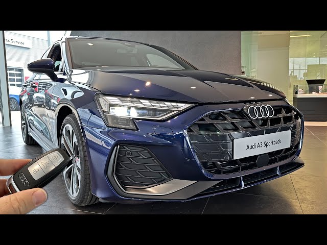New Audi A3 Sportback S Line FACELIFT 2024 (35 TFSI) | Visual Review & Sound class=