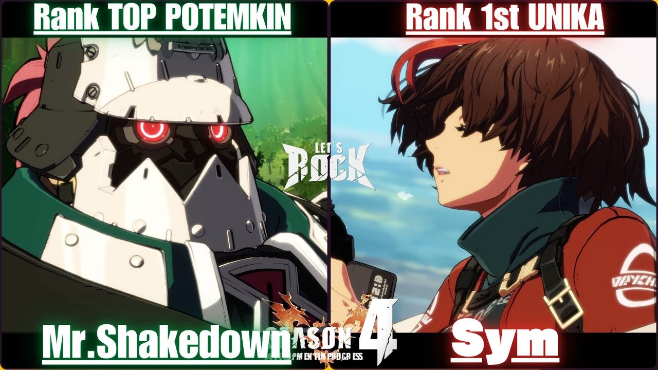 GGST➤Rank TOP POTEMKIN /ポチョムキン [ Mr.Shakedown ] vs Rank 1st UNIKA / ユニカ [ Sym ] Guilty Gear Strive