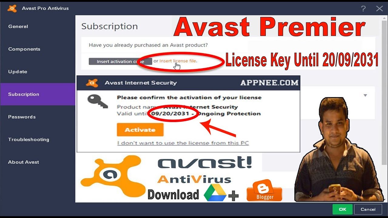 free avast premier license key working 100