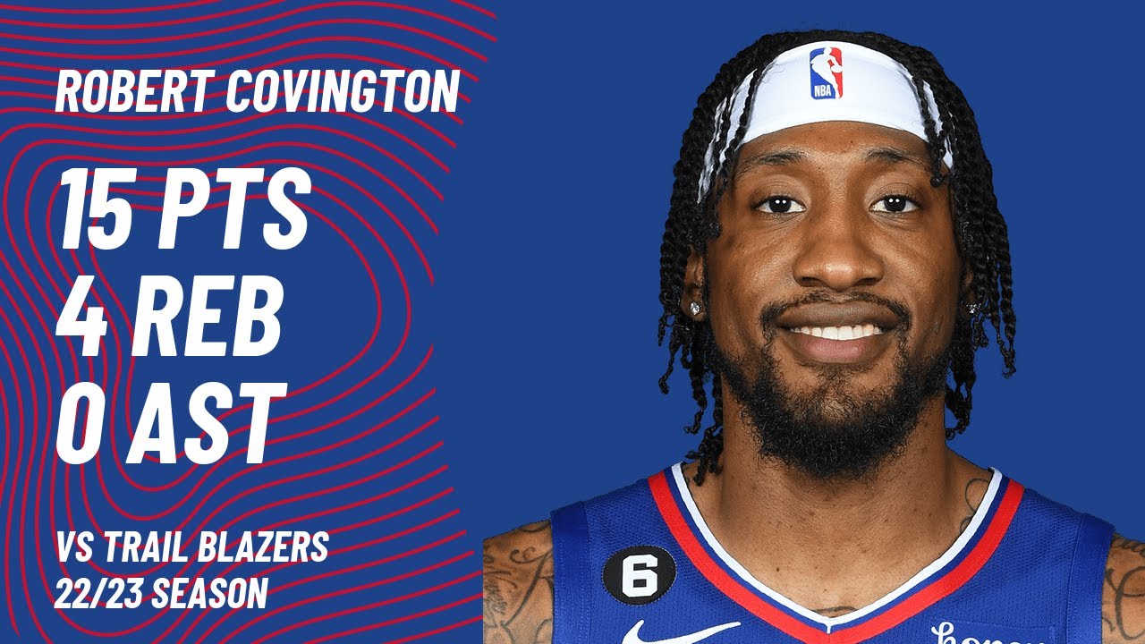 robert covington blazers jersey