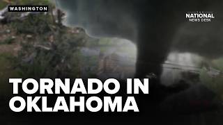 Reporter breaks down after seeing tornado damage for the first time