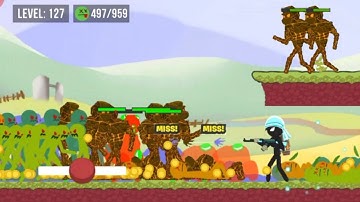 900 Zombie Chapter 3 Farm Level 126-128 Stickman Zombie Shooter game