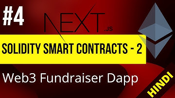 Web3.0 Solidity Smart Contracts #2 (Hindi) #4 Fundraiser Dapp #polygon