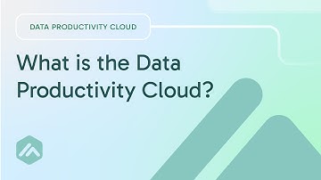 What is The Data Productivity Cloud? 5 Minute Demo