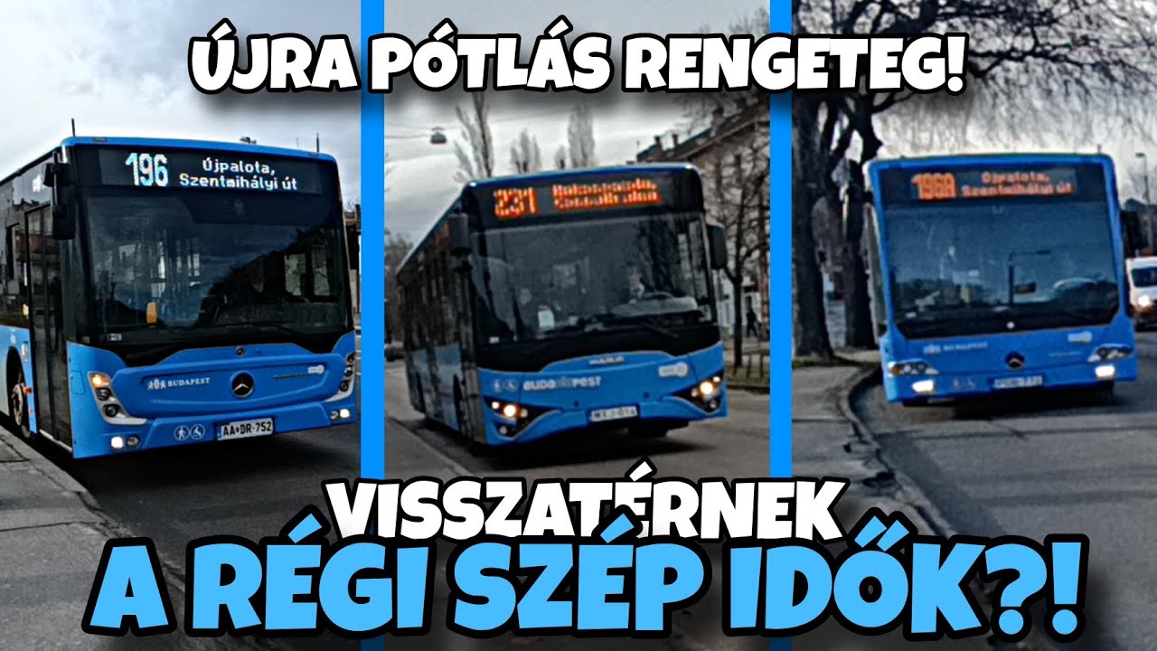 Egy Ikarus és Két Mercedes újra PÓTOL a XV. kerületben! || Visszatérnek a Régi Szép Idők?!🤩