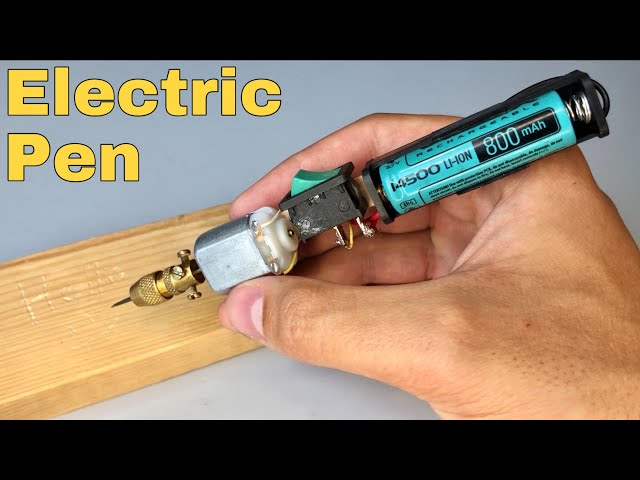 How to Make a Drawing Machine - Electric Pen - Amazing invention 