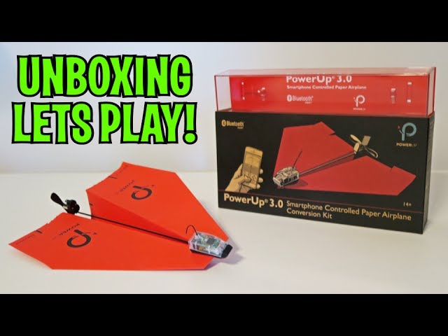 POWERUP 4.0 smartphone controlled paper airplane kit review