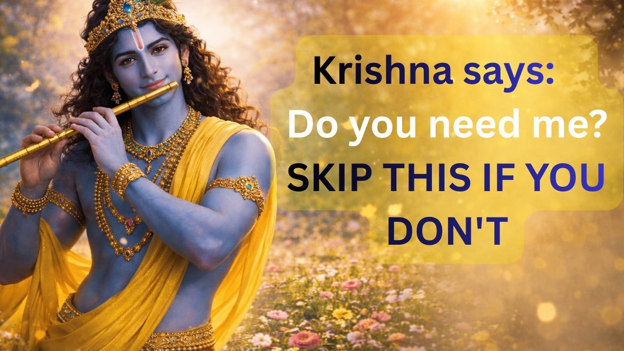 Кришна говорит: Нуждаешься ли ты во мне? ПРОПУСТИТЕ ЭТОТ ТЕКСТ, ЕСЛИ НЕ НУЖДАЕШЬСЯ.