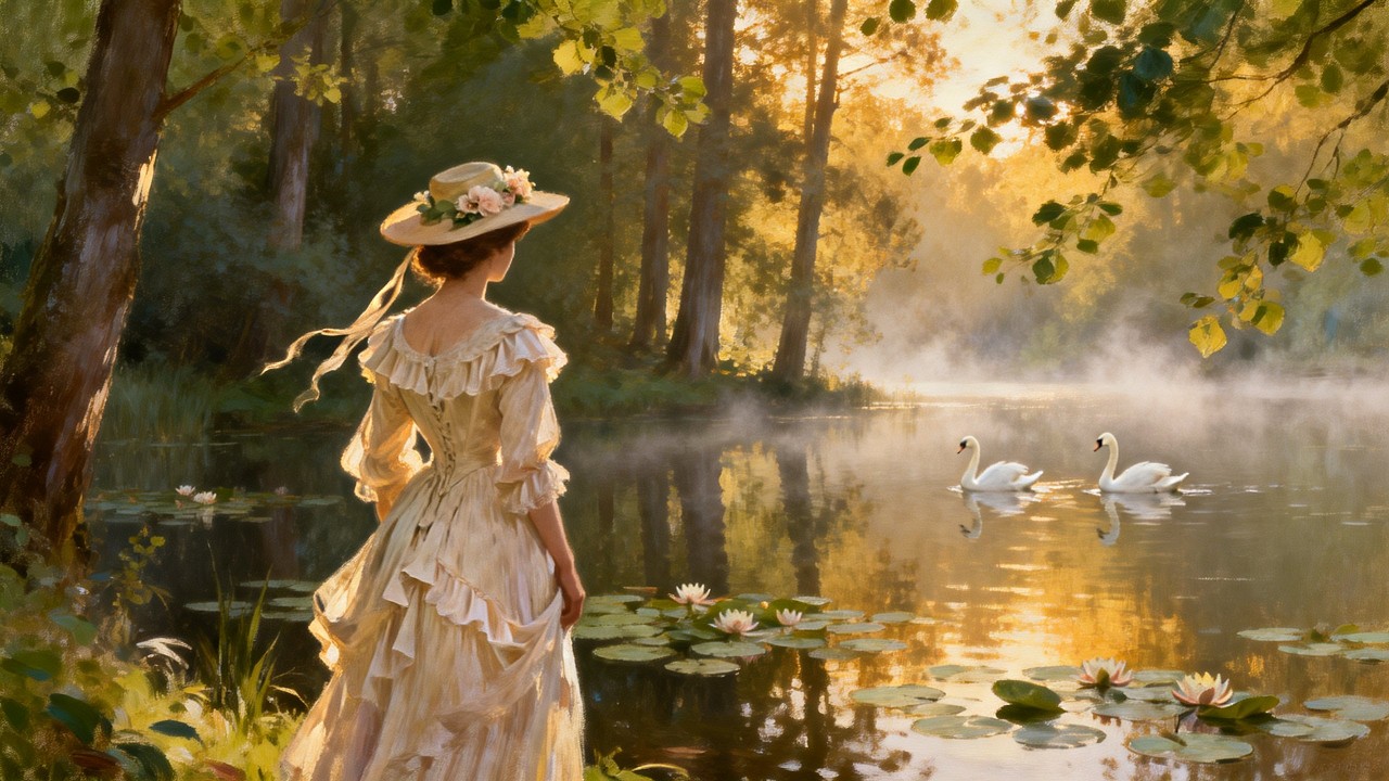 🦢 RIFLESSI DI LUCE — Italian Instrumental | Swan’s Quiet Dawn