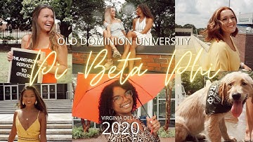 Pi Beta Phi Old Dominion University Recruitment Video 2020