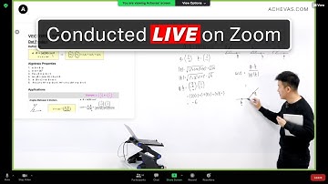 A Level JC H2 Math Online Tuition Classes | Achevas