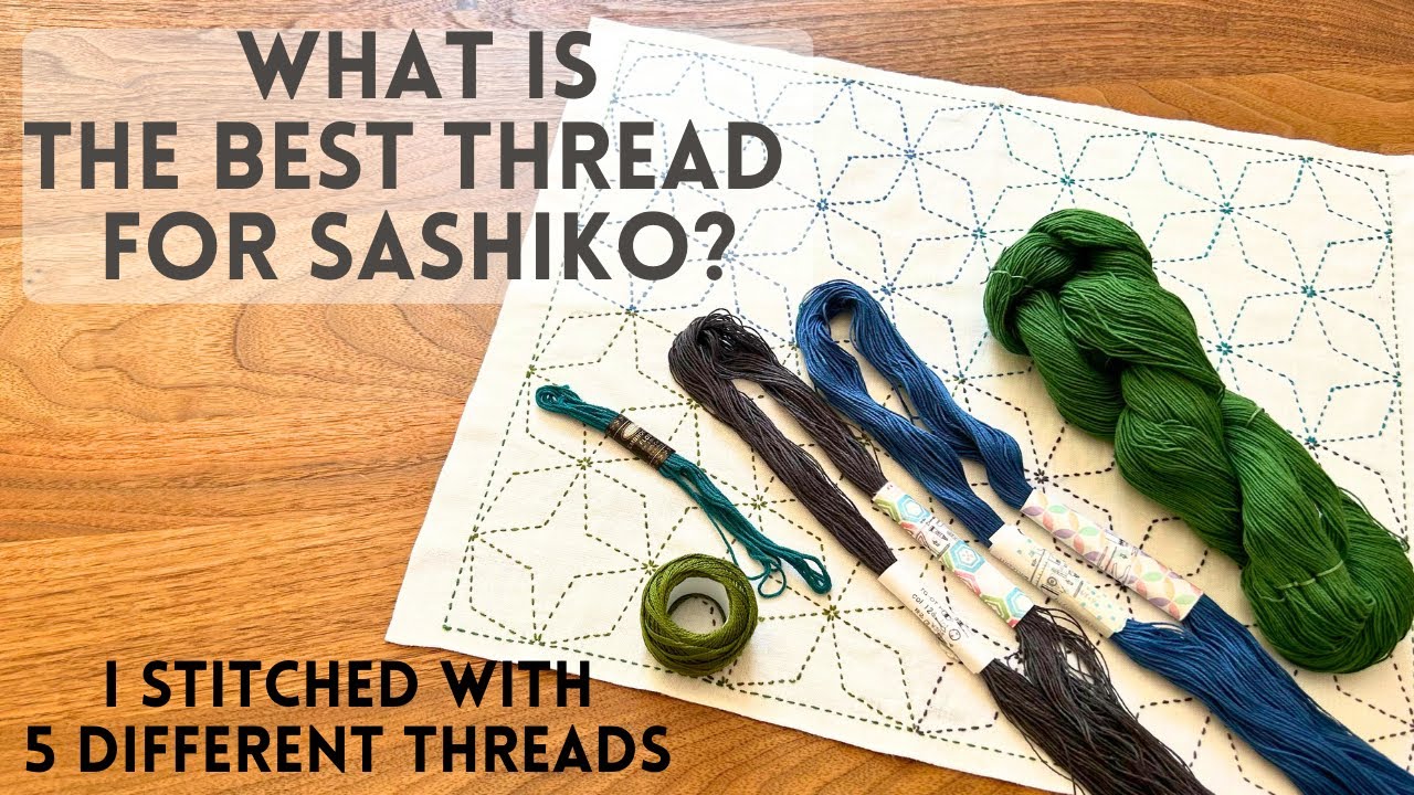 Choosing your sashiko thread