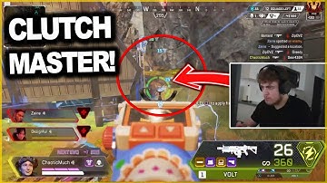 When ChaoticMuch Impresses ZaineFps & Dezignful by killing everyone in PREDATOR LOBBY! -APEX LEGENDS