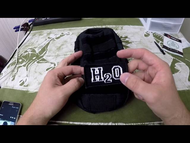 Orca Tactical MOLLE H2O Water Bottle Pouch - Black – Orca Tactical