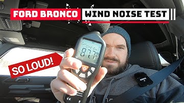 NEW FORD BRONCO HARDTOP - WIND NOISE - HOW BAD IS IT? - MANUAL SASQUATCH - 2 DOOR BRONCO - MIC TOP