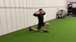 Static Reverse Lunge with Rotation | SamForget.com