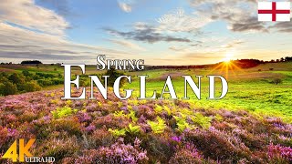 Spring England 4K Ultra HD • Stunning Footage England, Scenic Relaxation Film with Calming Music.