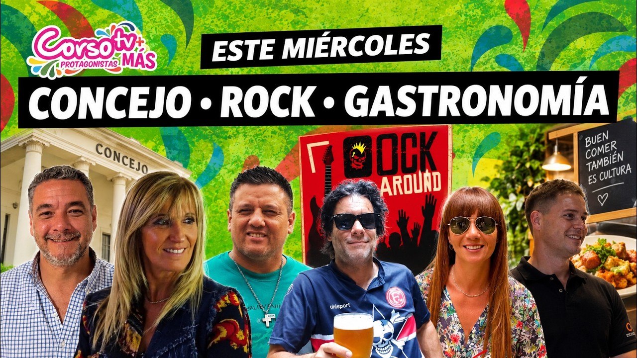 CORSO TV+ | Actualidad, rock y gastronomía en Gualeguay | 16/09/2026