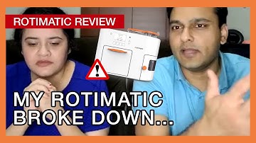 Rotimatic Review | My Rotimatic Broke Down | Excellent Customer Support