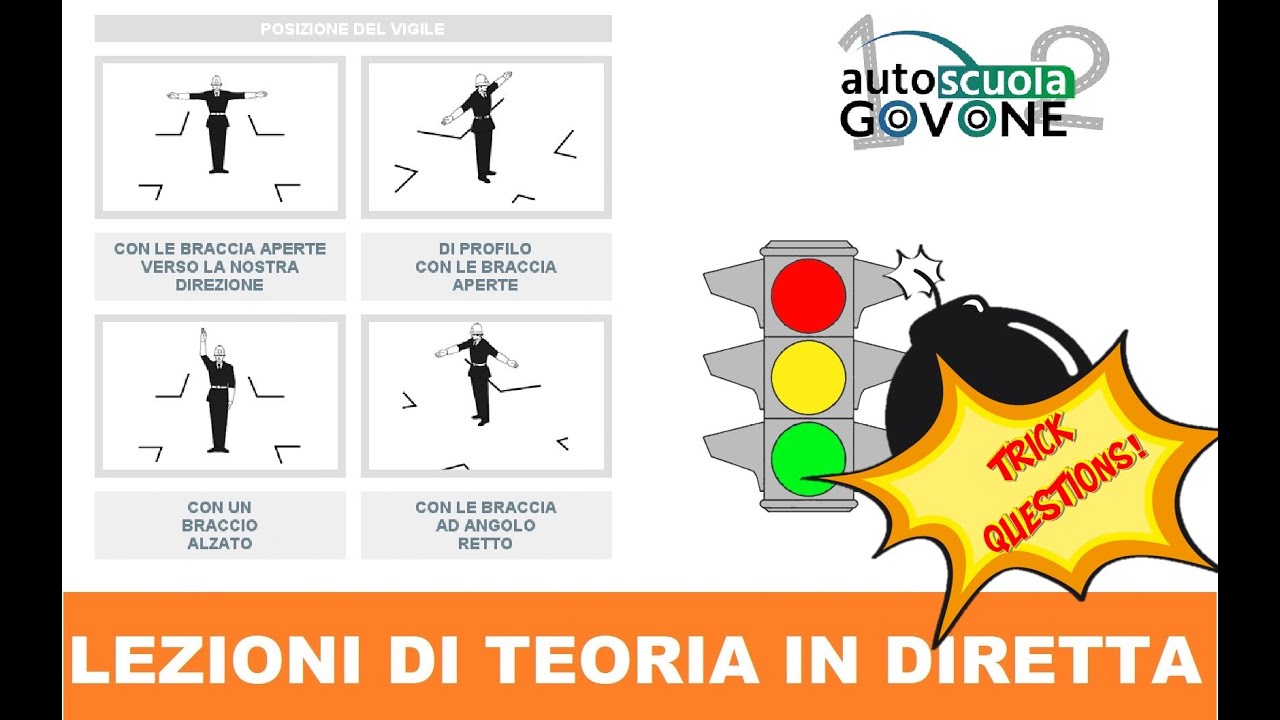 Semafori e agenti del traffico (Parte 2) - TRICK QUESTIONS - YouTube