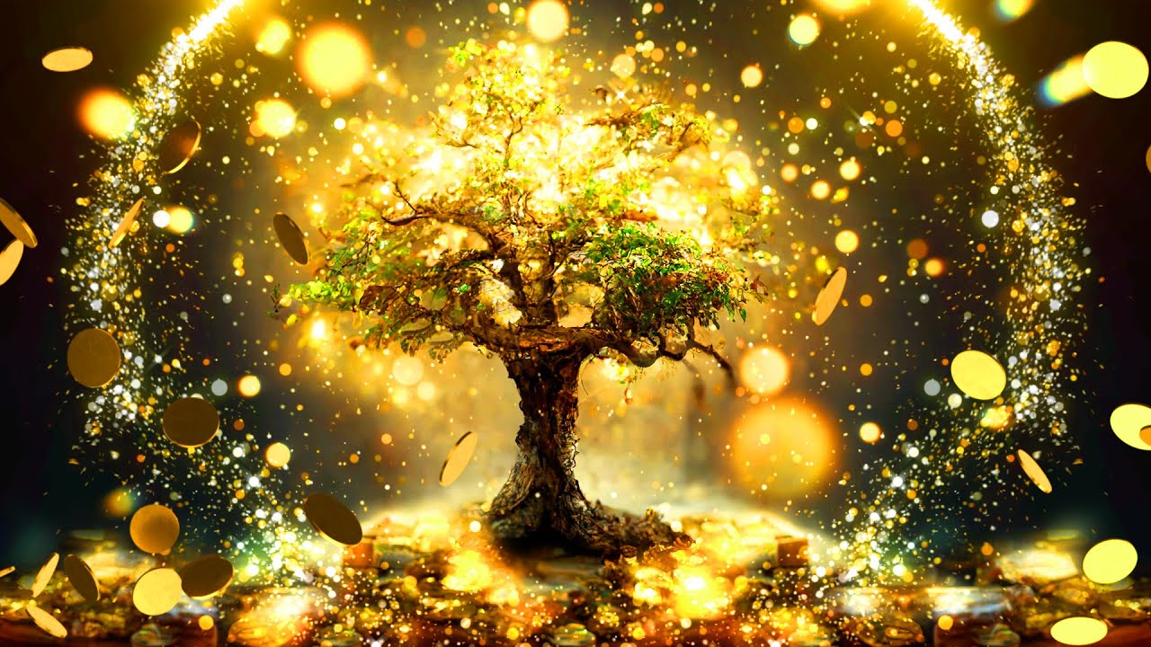 Golden Tree of Abundance, Attract Health, Money and Love