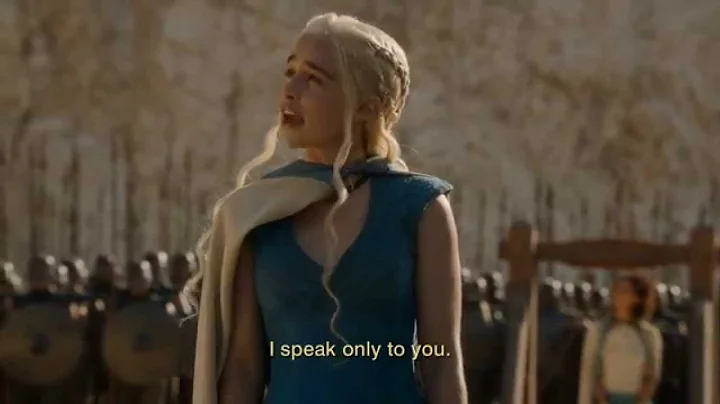 Game of Thrones Season 4: Episode #3 Clip - Dany's Speech (HBO) - DayDayNews
