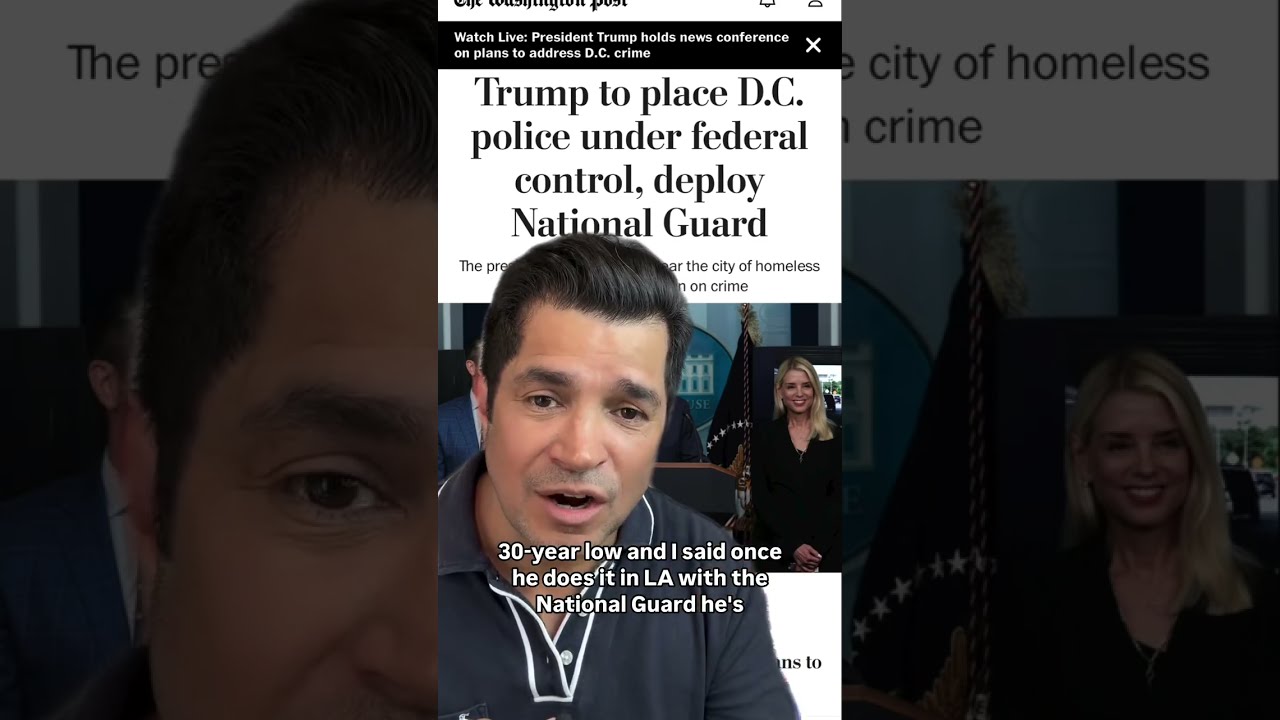 Trump Just Announced He S Taking Control Of DC Police And Deploying The National Guard 