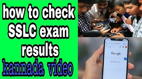 How to check sslc exam results | 2020 | on karnataka exam.
