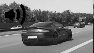 aston martin accelerating car sound effects