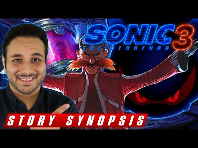 Sonic the Hedgehog Poster #15 Sonic and Tails vs Dr. Robotnik Frontiers Movie 3