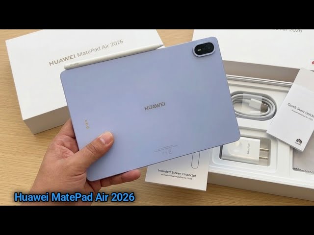 Huawei MatePad Air 2026 - Unboxing And Review | 10100mAh Battery +