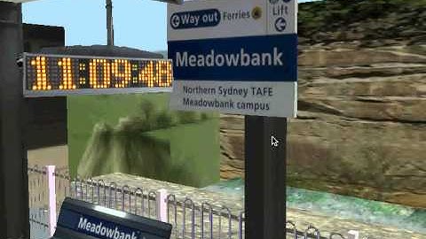 OpenBVE Animated Cityrail clock Test