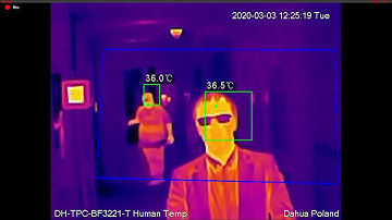 Thermal Hybrid Bullet IP Camera with body temperature measurement DH-TPC-BF3221-T + Dahua Black Body