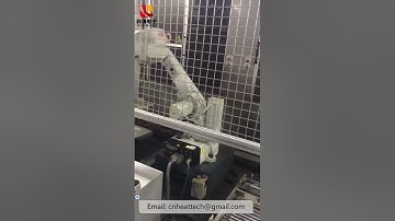 4 Station Pistion Rod Induction Hardening Tempering - Automated Robotic  Loading and Unloading