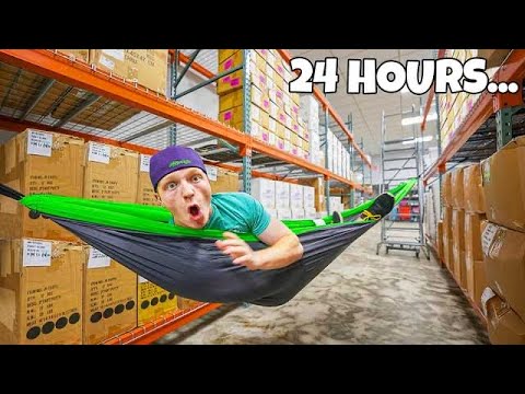 24 HOUR OVERNIGHT WAREHOUSE CHALLENGE!