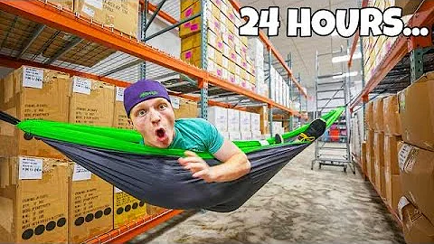 24 HOUR OVERNIGHT WAREHOUSE CHALLENGE!