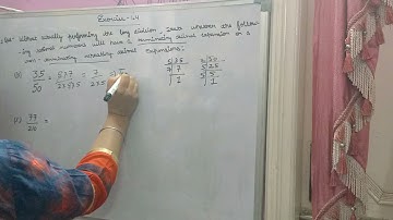 WITHOUT ACTUALLY PERFORMING THE LONG DIVISION STATE WHETHER THE FOLLOWING RATIONAL NO. WILL HAVE