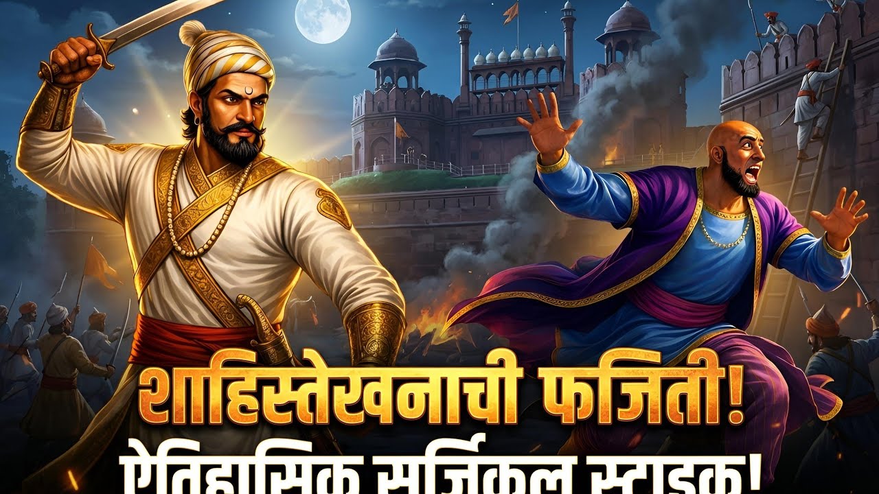 Shivaji Maharaj | Shaistekhanachi fajiti | शायिस्तेखानाची फजिती | शाहिस्तेखानाची फजिती | इ. ४थी |